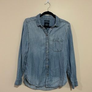 American Eagle Boyfriend Fit Denim Shirt
